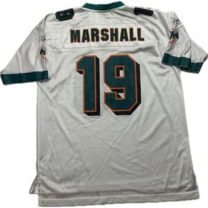 Vintage Brandon Marshall Miami Dolphins Jersey Onfield Reebok Stitched Mens XL